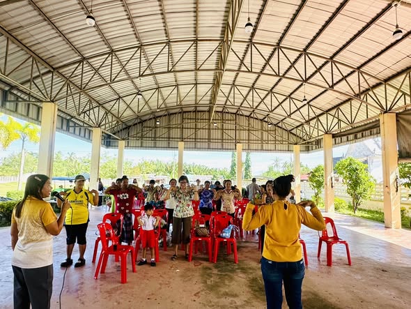 อำเภอเมืองสุราษฎร์ธานี เข้าร่วมการประชุมประจำเดือนหมู่บ้าน ของหมู่ที่ 1 - 3 ตำบลบางชนะ อำเภอเมืองฯ จังหวัดสุราษฎร์ธานี