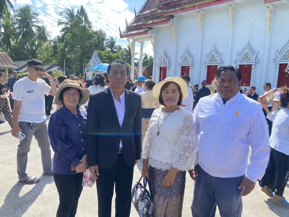 อำเภอเมืองสุราษฎร์ธานี ร่วมเป็นเจ้าภาพทอดกฐินสามัคคี วัดบางใบไม้